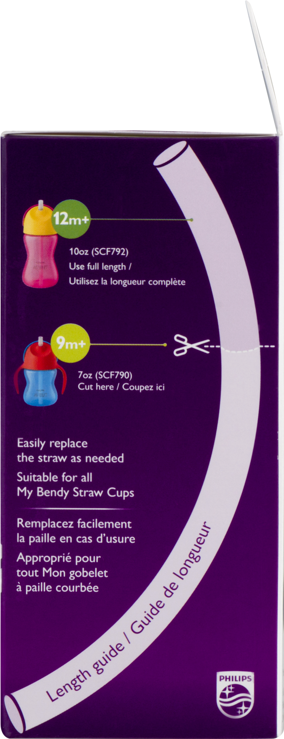 Philips Avent My Bendy Straw Replacement Straws, 2pk, (2500x2500), Png Download