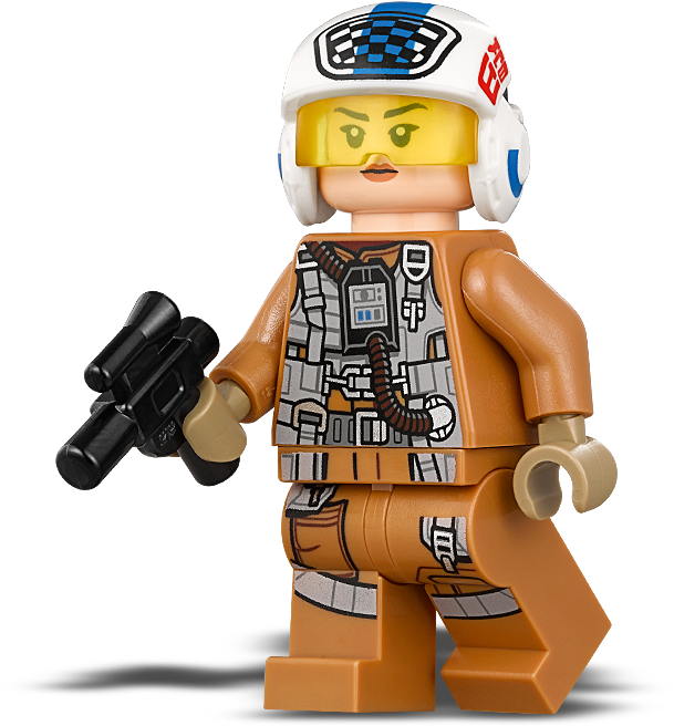 Resistance Gunner Paige - Lego 75188 - Resistance Bomber (672x896), Png Download