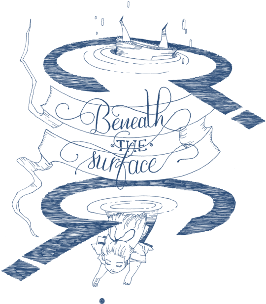 Through The Looking Glass - Illustration (580x617), Png Download