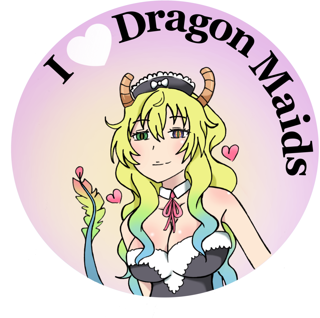 Dragons Dragonmaid Lucoa Lucia Dragonmaid Cute Love - Uthm (1280x1280), Png Download
