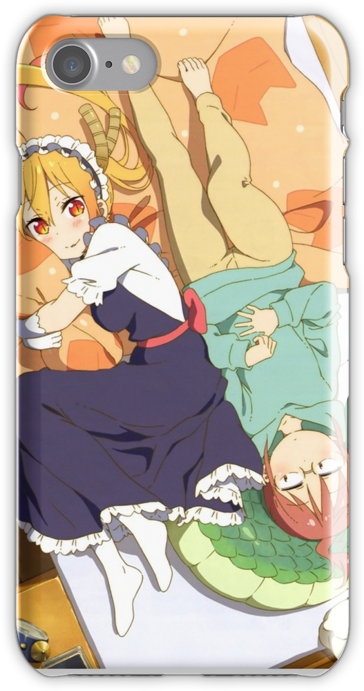 Dragon Maid / Miss Kobayashi & Tohru Iphone 7 Snap - 12 Inch X 15 Inch Kobayashi-san Chi No Maid Dragon (750x1000), Png Download