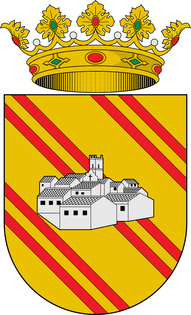 Escut De La Granja De La Costera - Escudo Corbera (622x1024), Png Download