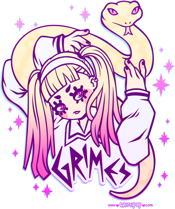 Werepop-grimes - Grimes (600x716), Png Download