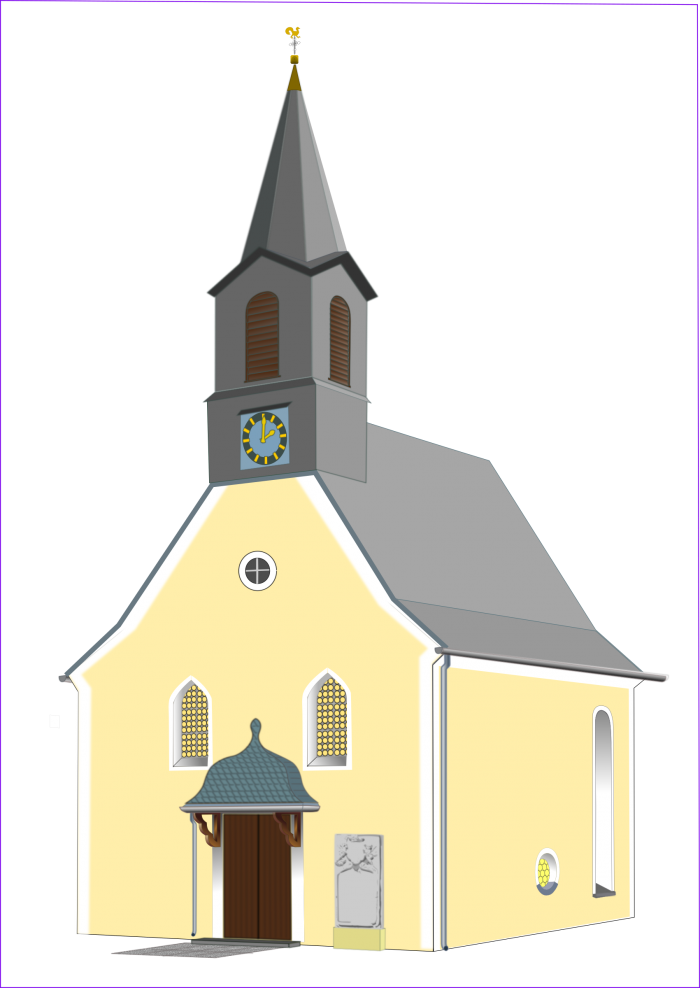 Church Png Pic - Transparent Background Church Clipart (700x988), Png Download