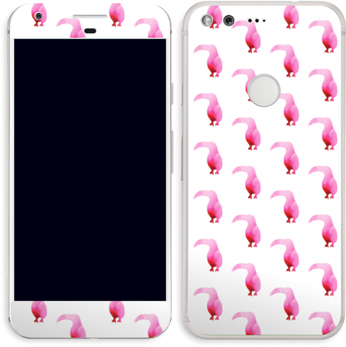 Pink Tropical Birds - Iphone (790x800), Png Download