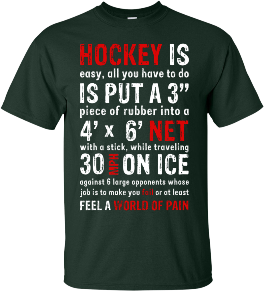 Hockey Is Easy Cotton T-shirt - Fortnite Gta T Shirt (1024x1024), Png Download