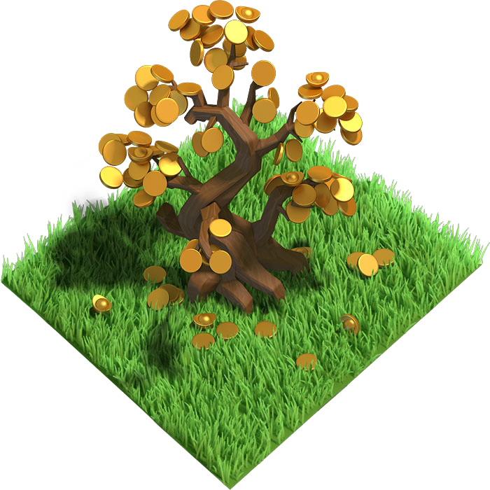 Cny Tree 700pix Try Edit Trans - Albero Della Fortuna Clash Of Clans (700x700), Png Download