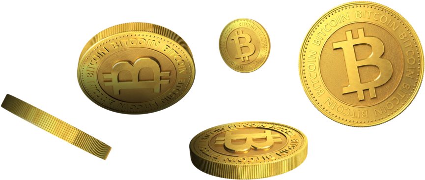Charoncoins Bitcoins 02 - Bitcoin (1000x437), Png Download