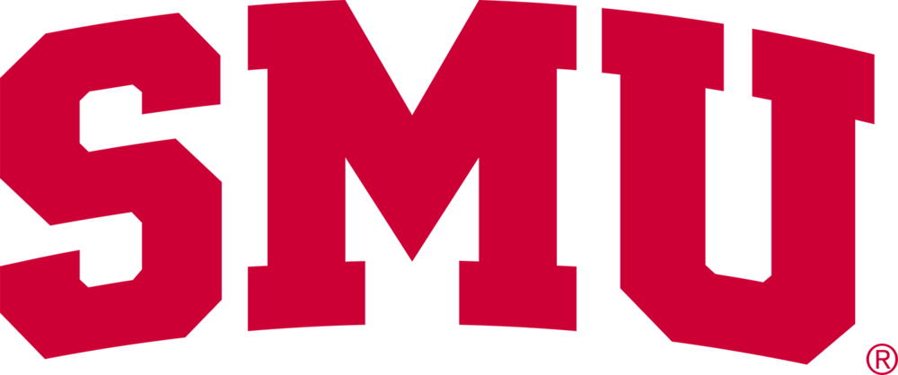 Smucollegiaterrgb - Smu Mustangs Banner Flag (1000x418), Png Download