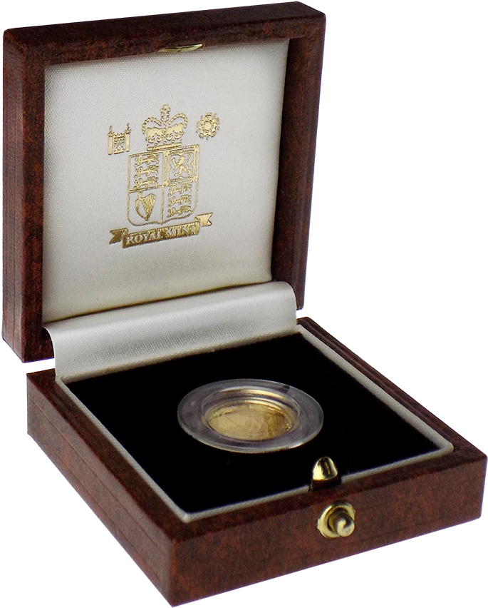 Pre-owned 1999 Uk Britannia Proof Design 1/10oz Gold - Antique (900x900), Png Download