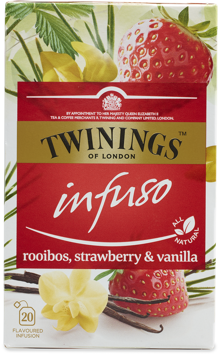Twinings Strawberry And Vanilla (1960x1494), Png Download