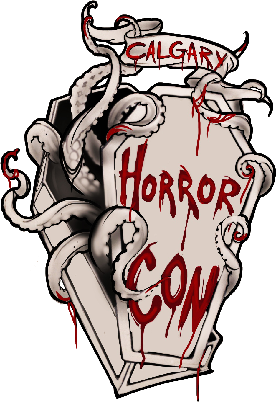 Calgary Horror Con Logo (981x1392), Png Download