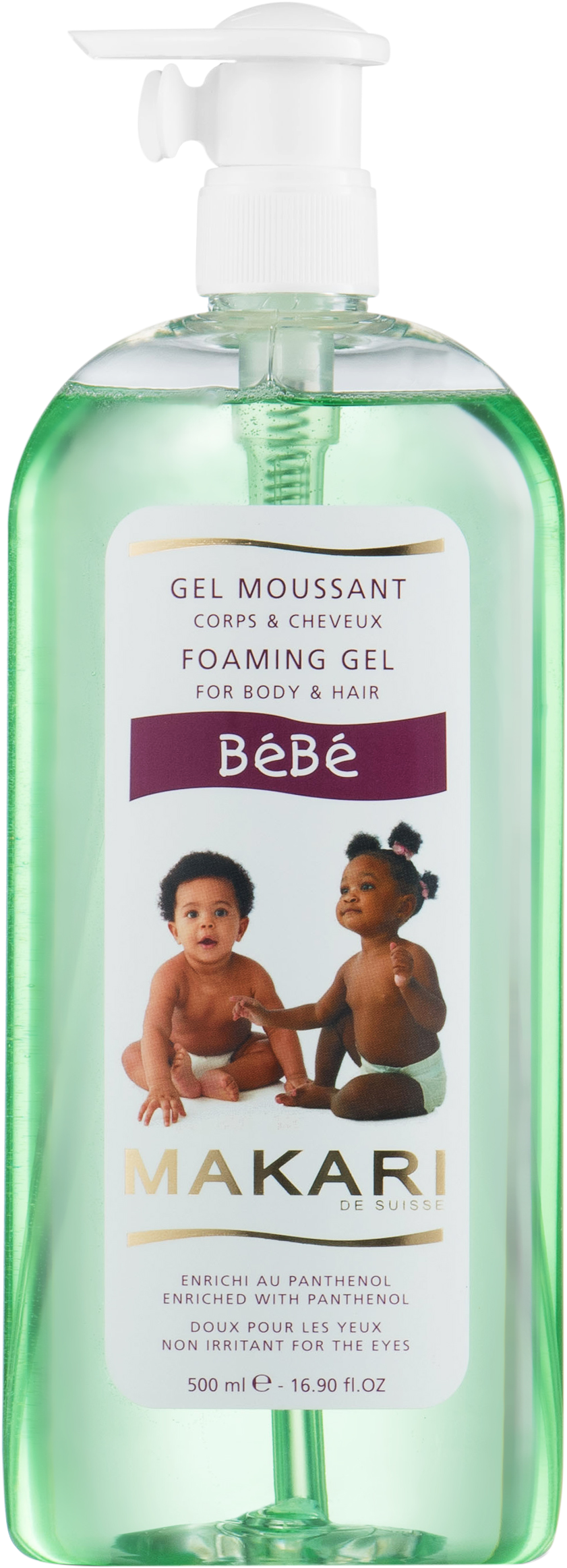 Bebe Foaming Gel - Makari De Suisse Makari Baby Shampoo (2400x2400), Png Download