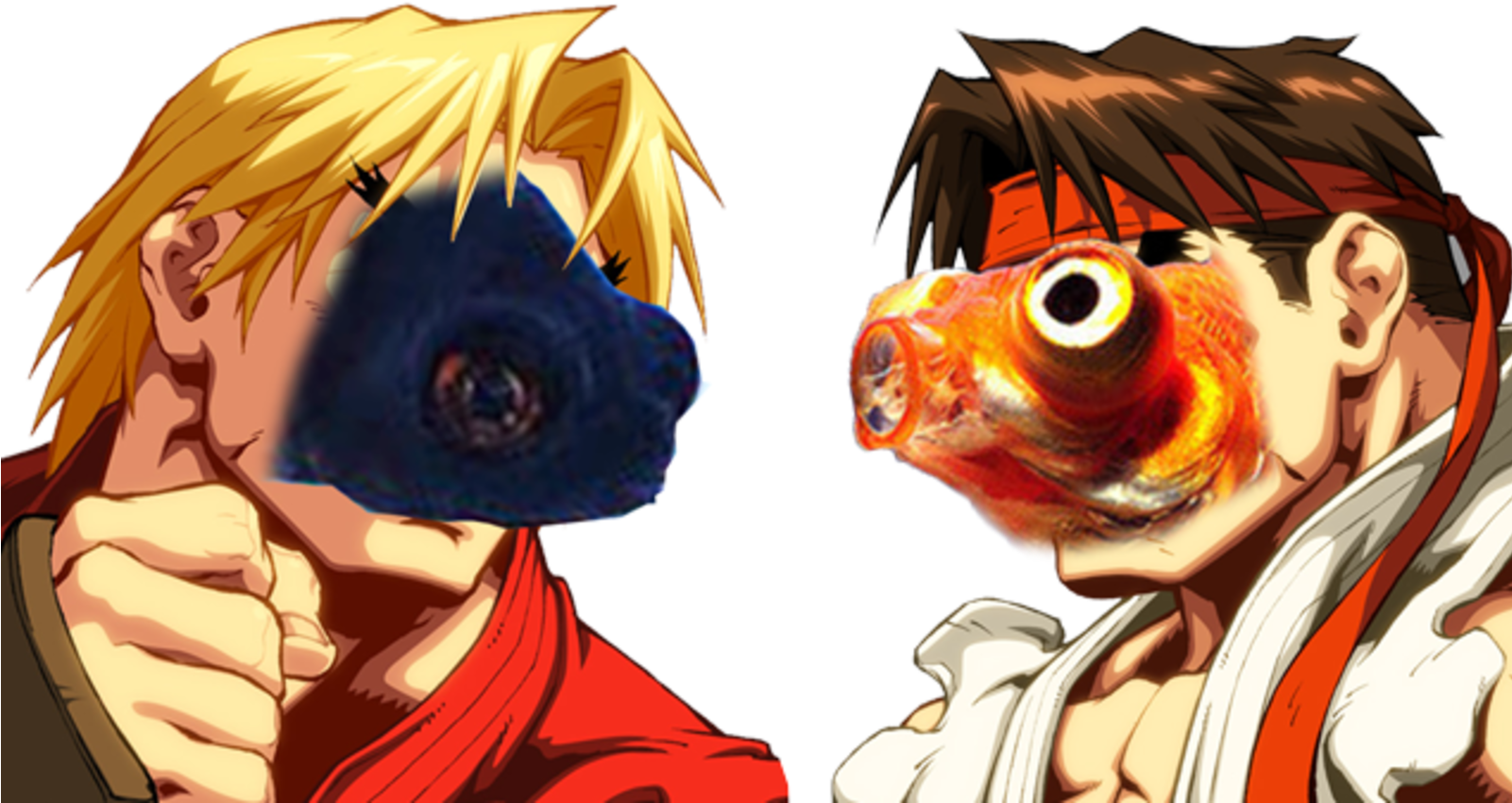 Watch These Play Street - Fish Play Street Fighter (1600x900), Png Download