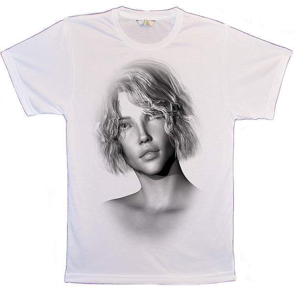 Big Animal Face The Girl T-shirts Image - T-shirt (600x600), Png Download