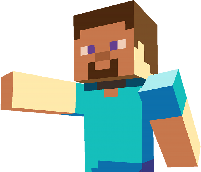 Steve Minecraft (700x598), Png Download