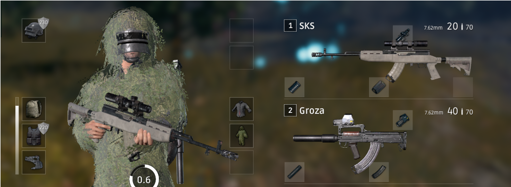 0 1530306603022 Gear - Groza Compensator (1000x428), Png Download