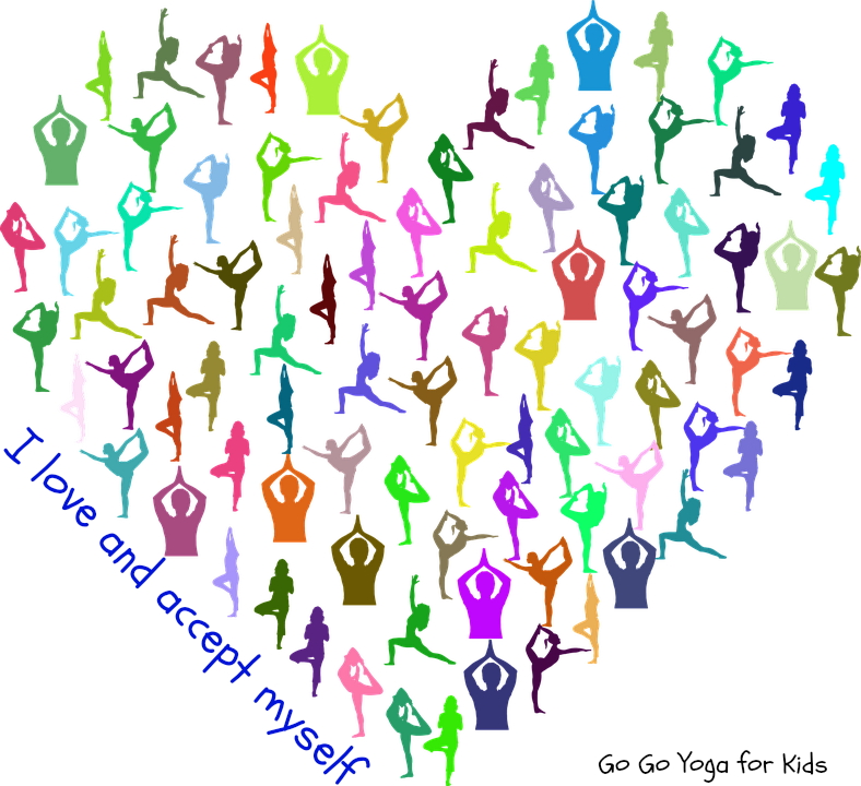 Get Your Free Kids Yoga Heart Mandala - Happy Valentines Day Yoga (788x720), Png Download