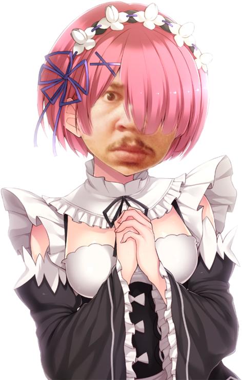 Our Guest Appears To Be A Pervert Who's Turned On By - Ram Re Zero Png (1024x739), Png Download
