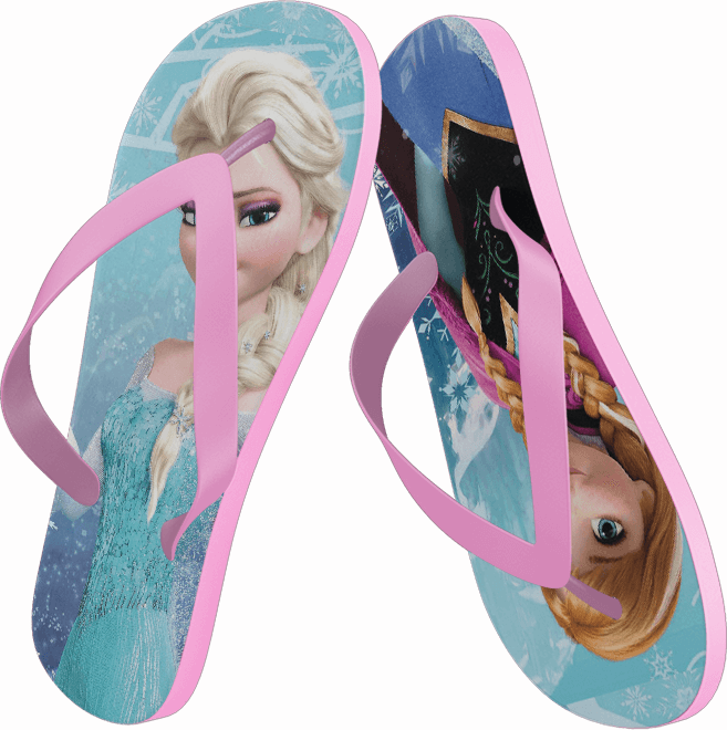Chinelo Personalizado Verde E Rosa Para Casamentos - Frozen - 4 In A Box Jigsaw Puzzle (657x660), Png Download