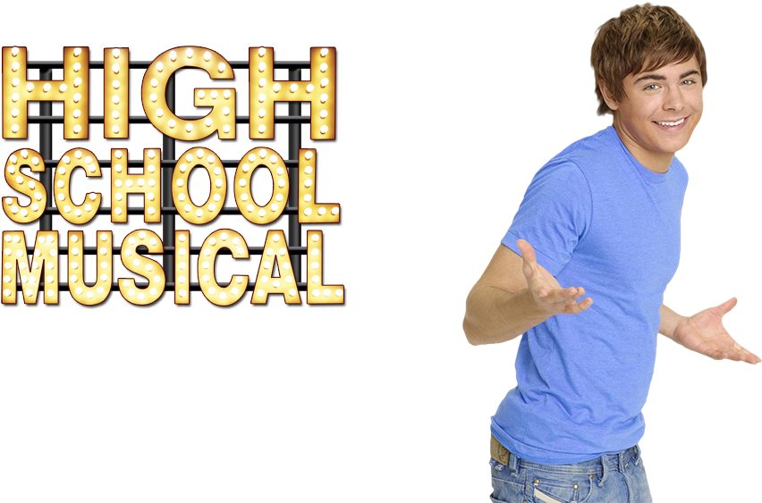 High School Musical Image - High School Musical Zac (1000x562), Png Download