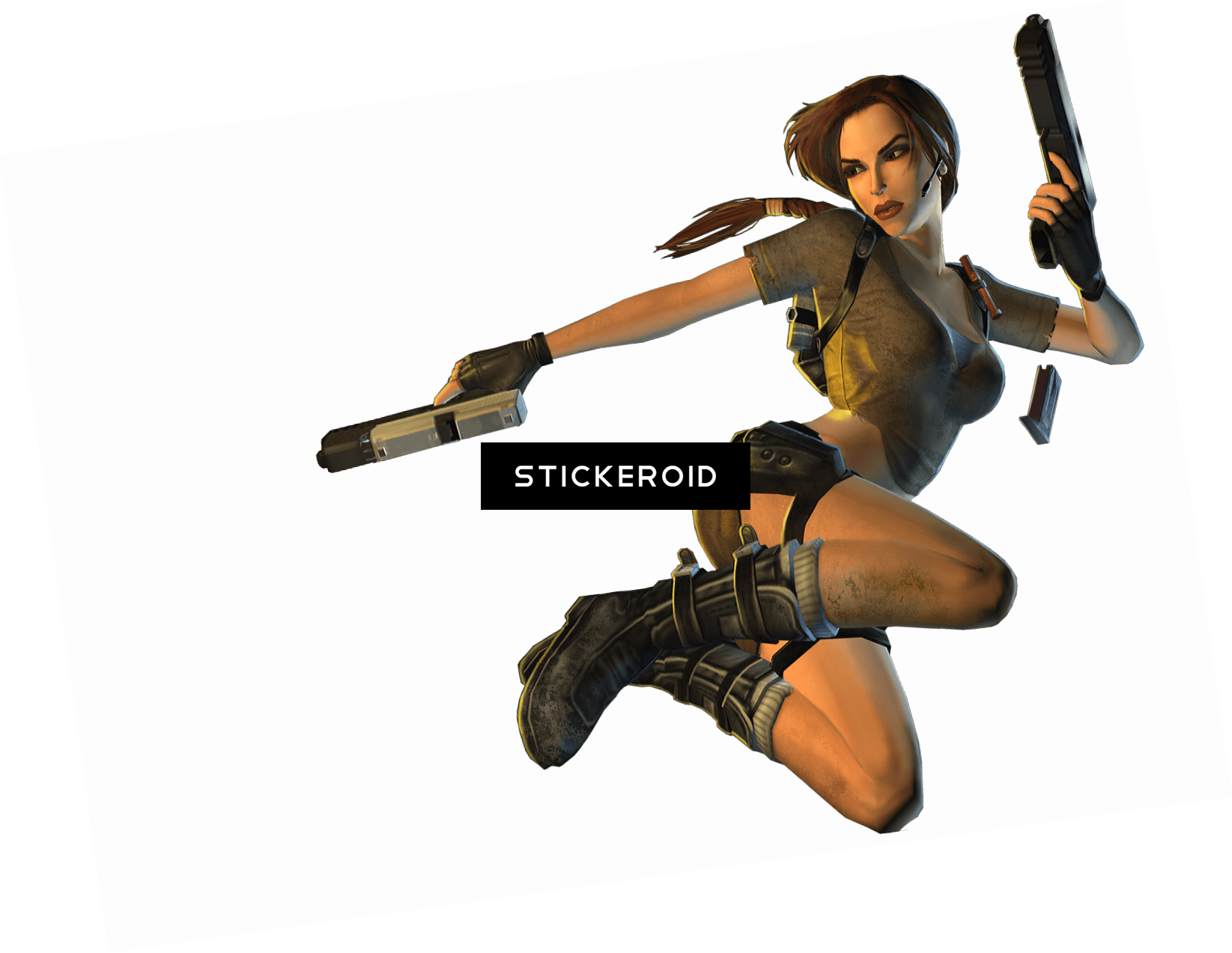 Lara Croft Jump - Lara Croft (1645x1273), Png Download