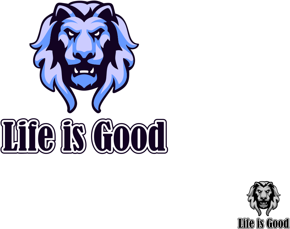 Bold, Serious Logo Design For Life Is Good In United - Masai Lion (1418x1064), Png Download