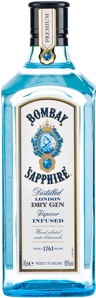 Bombay Sapphire - Bombay Sapphire Dry Gin 750ml (1000x1000), Png Download