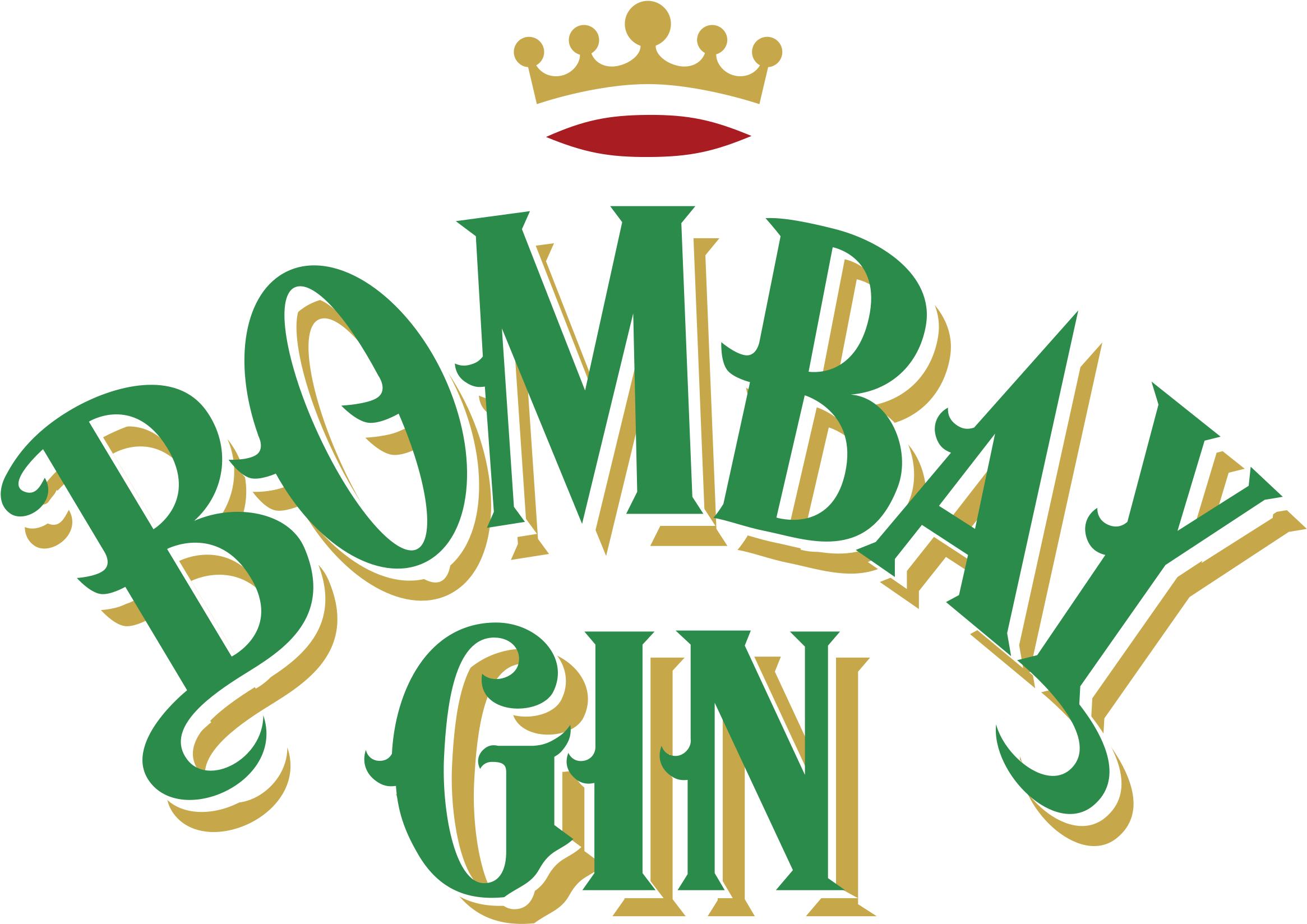 Bombay Gin Logo Png Transparent - Bombay Dry Gin Logo (2400x2400), Png Download