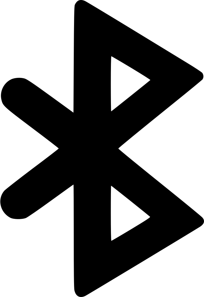 Image Free Library Png Free Download Onlinewebfonts - Bluetooth White Png (675x980), Png Download