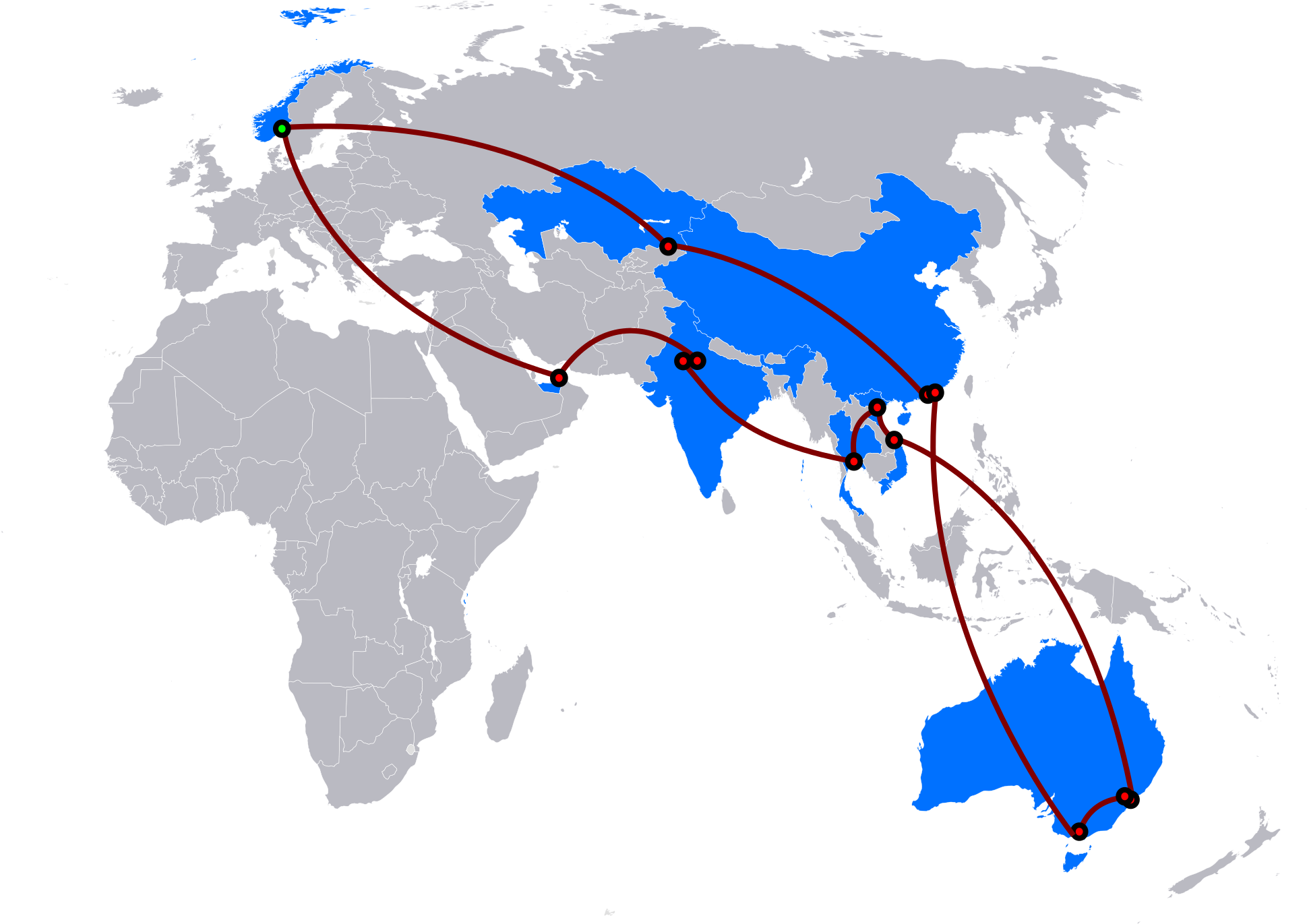 Open - Mapa De Paises Comunistas (2000x1572), Png Download