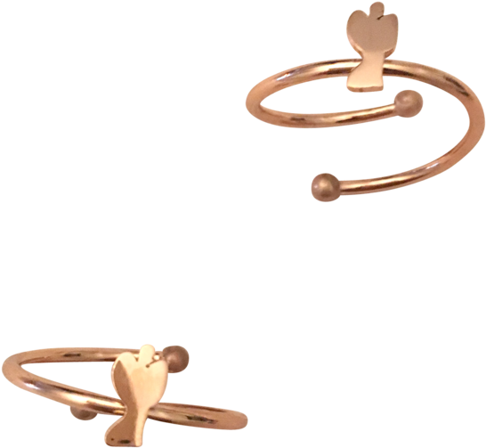 Angel Ring, Rosegold - Ring (685x1024), Png Download