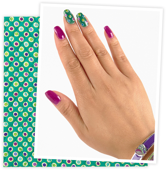 Polish Off The Look [heather Polka Dots] - Nail Polish (589x590), Png Download