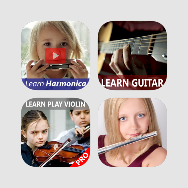 Learn Music Instruments Bundle Kit - Niños Tocando Violin (630x630), Png Download
