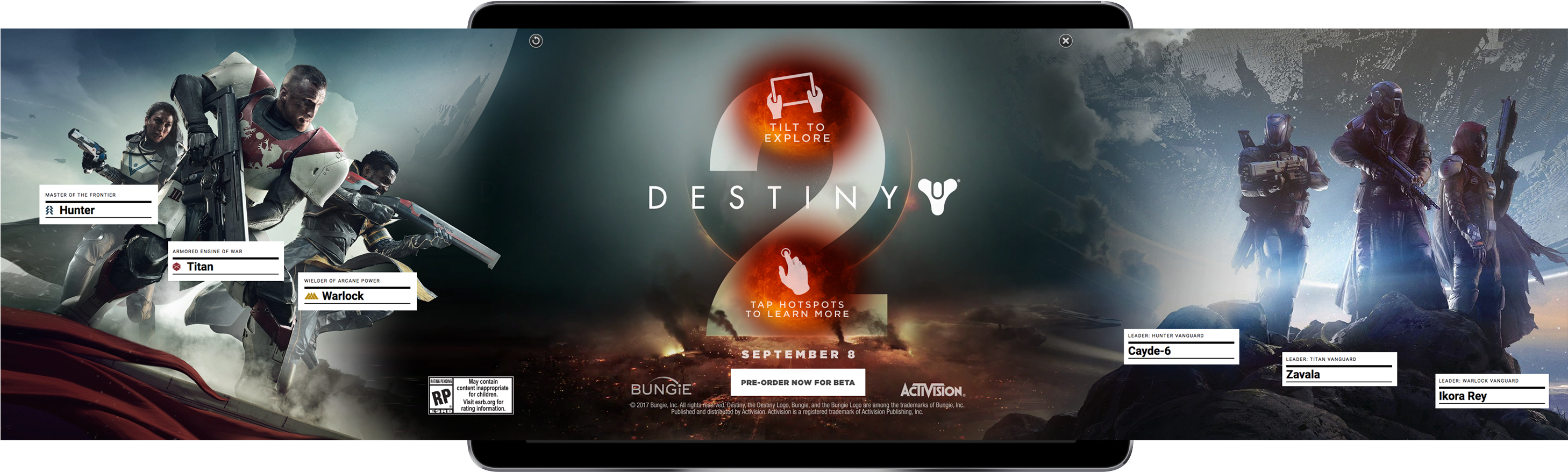 Destiny 2 Tasse Key Art Weiß, Bedruckt, Aus Keramik, (3015x995), Png Download