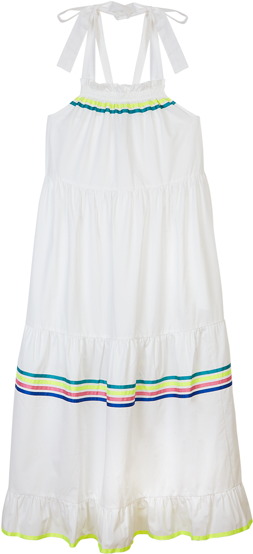 Model Imagess19styledwith Organza Panel Embroidered - Day Dress (800x1200), Png Download