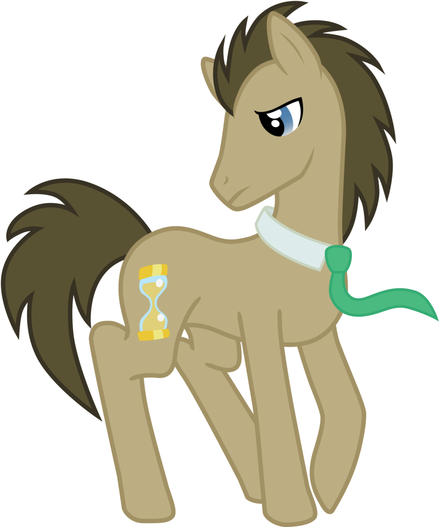 Sirhcx, Doctor Whooves, Necktie, Safe, Time Turner - Deviantart (900x1084), Png Download