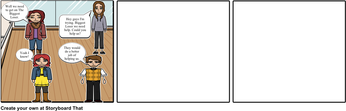 The Biggest Loser - Cartoon (1164x385), Png Download