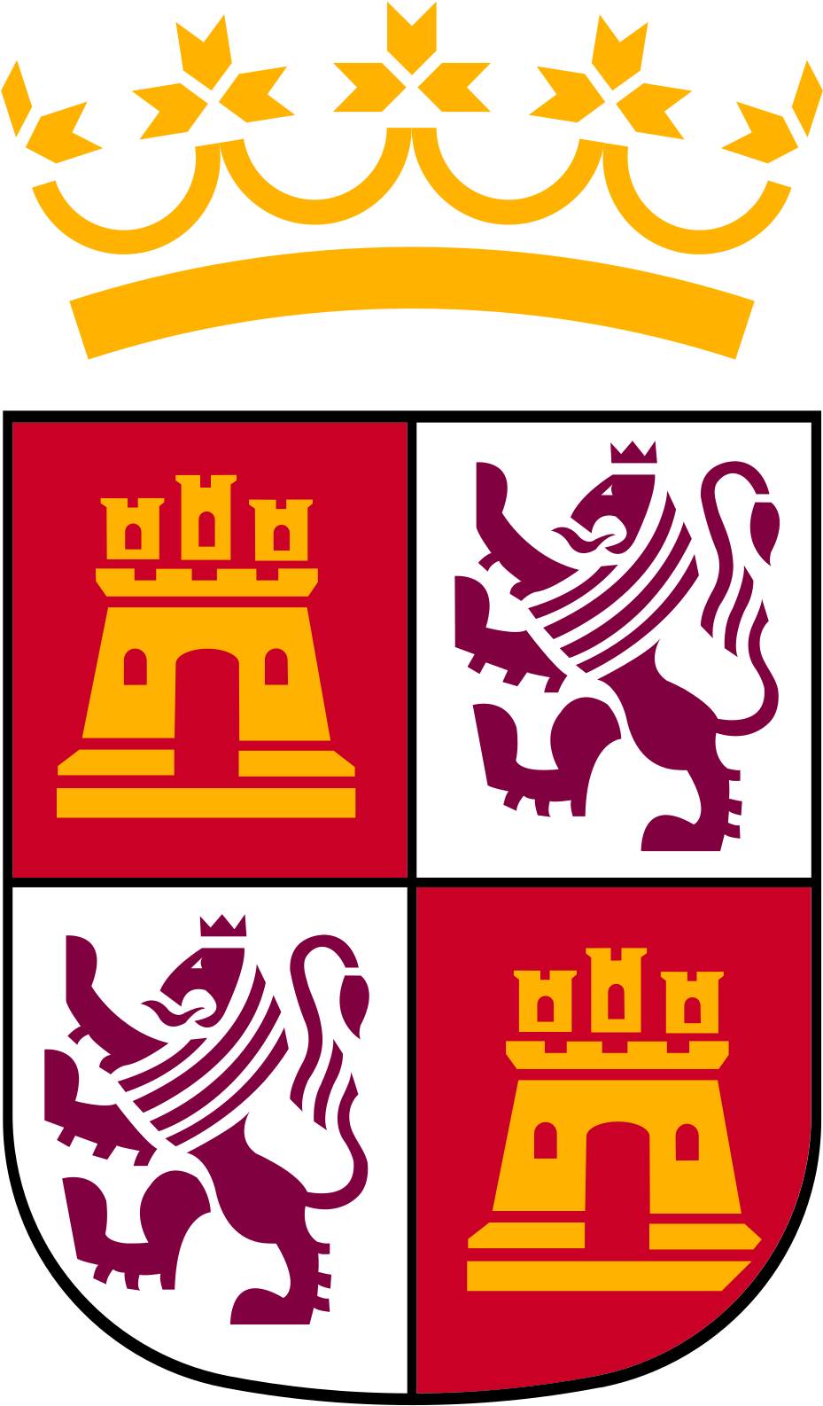 Junta De Castilla Y Leon Escudo (1200x1777), Png Download