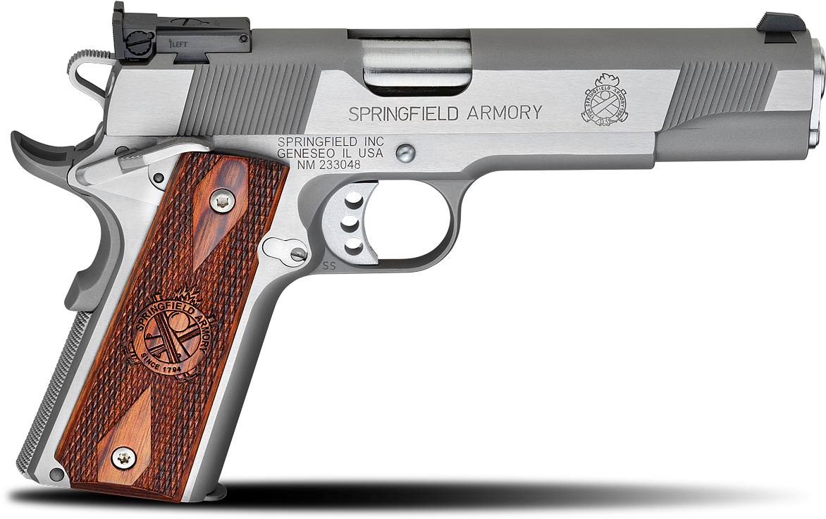 Png Free Stock Loaded Mm Handgun - Springfield 1911 9 (1200x782), Png Download