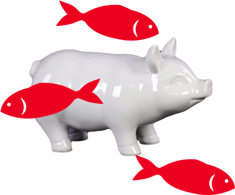 The Menu Features More Than 60 Dishes, Offering A Variety - Urban Trends Collection Small White Ceramic Pig (746x604), Png Download