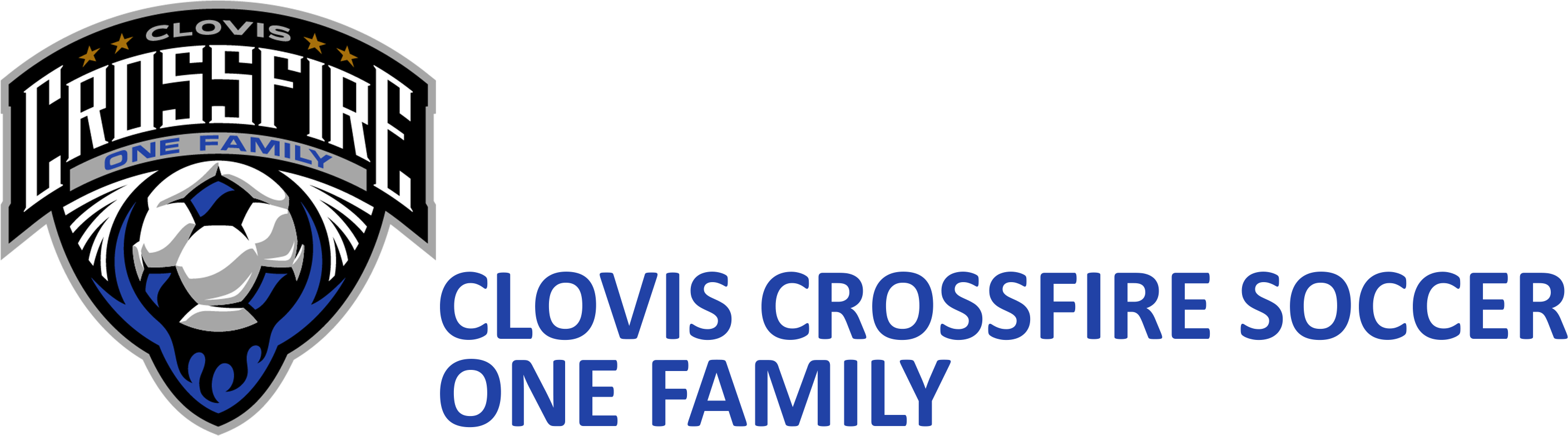 Clovis Crossfire Soccer League - Clovis Crossfire (2877x824), Png Download