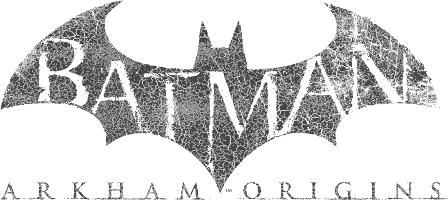 Arkham Crackle Logo Men's Long Sleeve T-shirt (936x605), Png Download