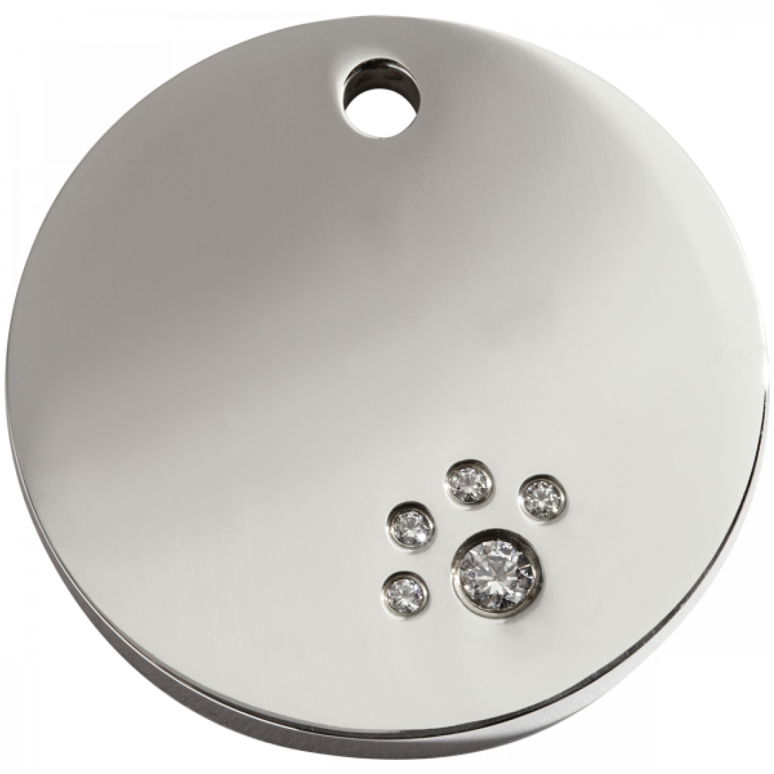 Red Dingo Diamante Stainless Steel Dog Tag (1200x1100), Png Download