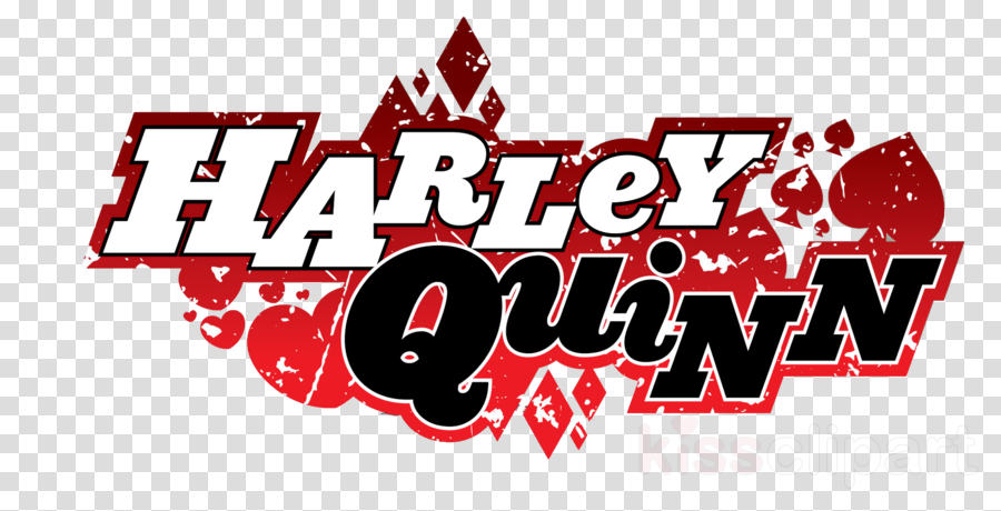 Harley Quinn Logo Png Clipart Harley Quinn Joker Batman - Harley Quinn Logo Transparent (900x460), Png Download