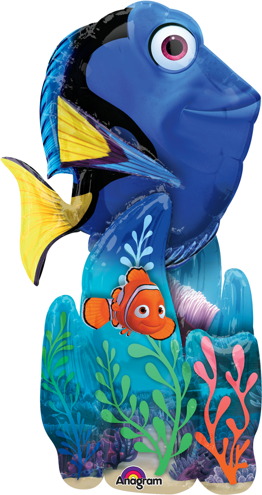 Finding Dory - Dory Balloon (1000x1000), Png Download