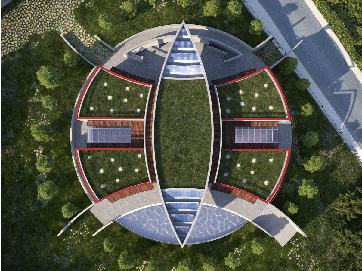 04 Gasol Eco-house - Casa Bioclimatica (1600x900), Png Download