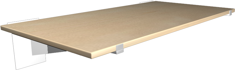 Hanging Shelf Png Index Of Tool Bar 3 D View - Model (897x442), Png Download