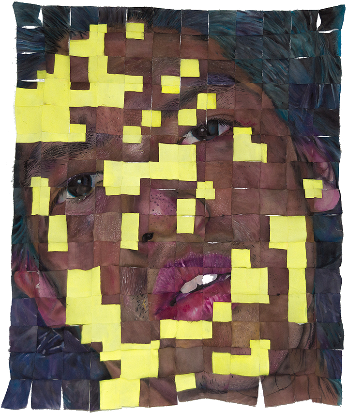 Art I Make - Patchwork (727x860), Png Download