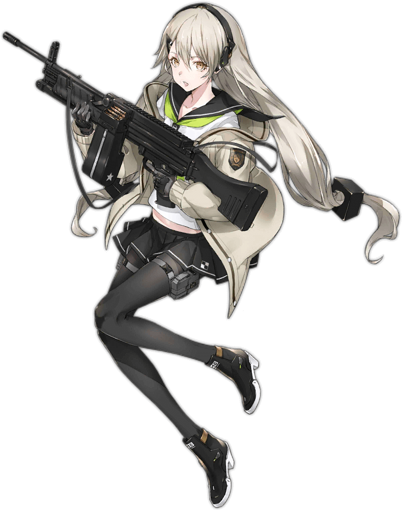 Girls Frontline Scar H (1024x1024), Png Download